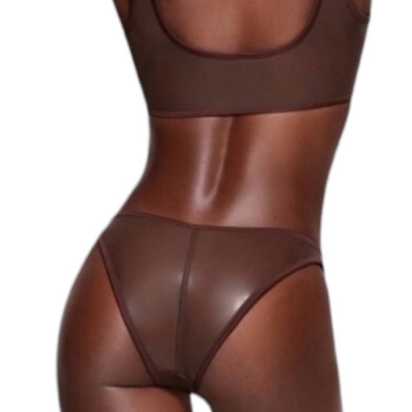 NWT/ PACKAGED (Gray chalk) Rubberized Scuba Swim Tanga Bikini Bottom EXTRASMALL - Picture 8 of 8